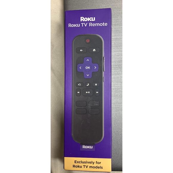 Roku TV Remote for Roku TV Models ONLY OFFICAL Manufacturer Product 2024 - Picture 1 of 7